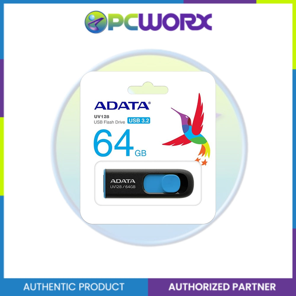 Adata AUV128-64G 64GB USB 3.1 Flash drive Black/Blue