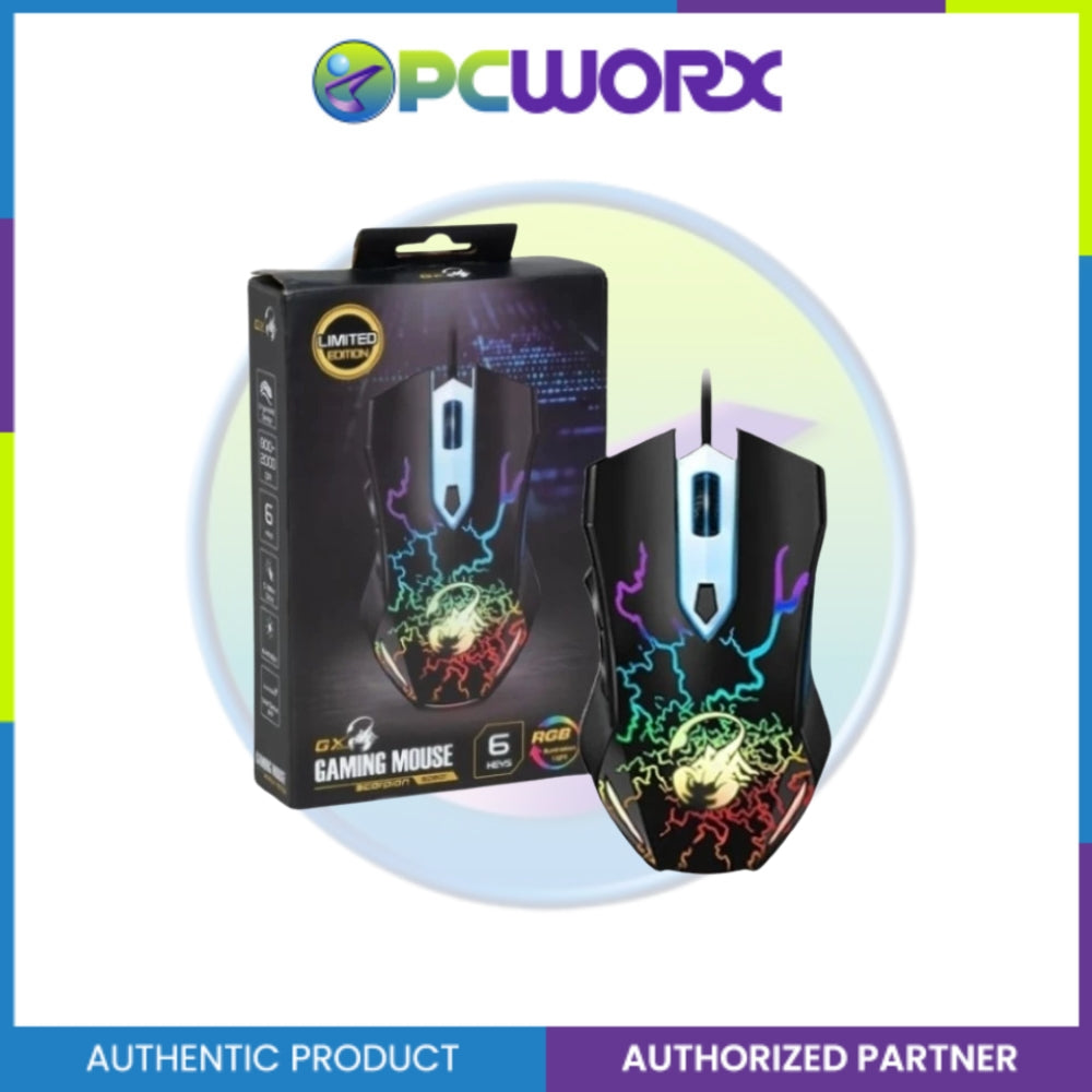 Genius GX-Gaming Scorpion Spear Gaming Mouse with 6 Buttons and Colorful  Breathing RGB LED