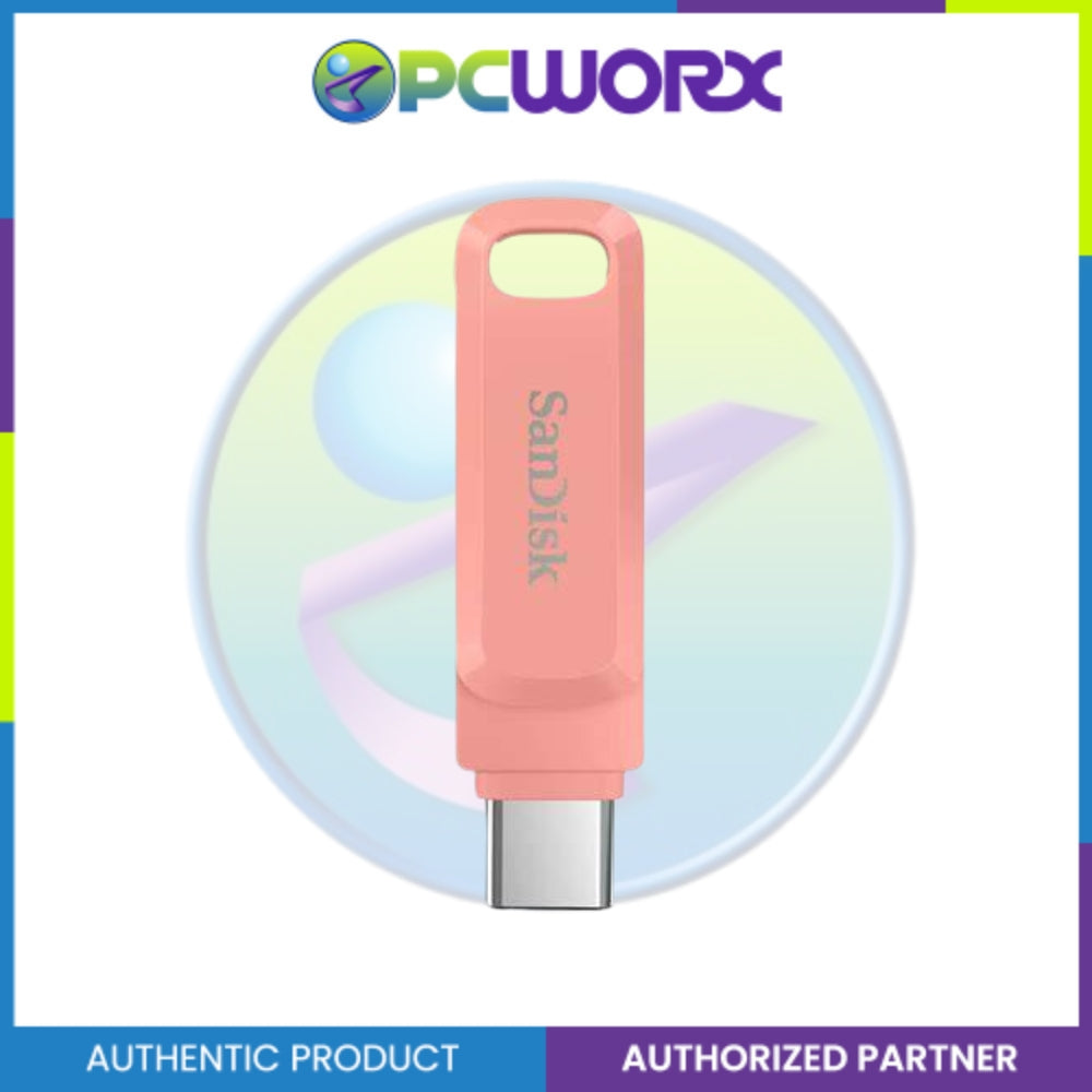 Sandisk SDDDC3 128GB Ultra Dual Drive Go USB Type-C Flash Drive - Black | Green | Lavander | Peach | Blue