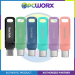 Sandisk SDDDC3 128GB Ultra Dual Drive Go USB Type-C Flash Drive - Black | Green | Lavander | Peach | Blue