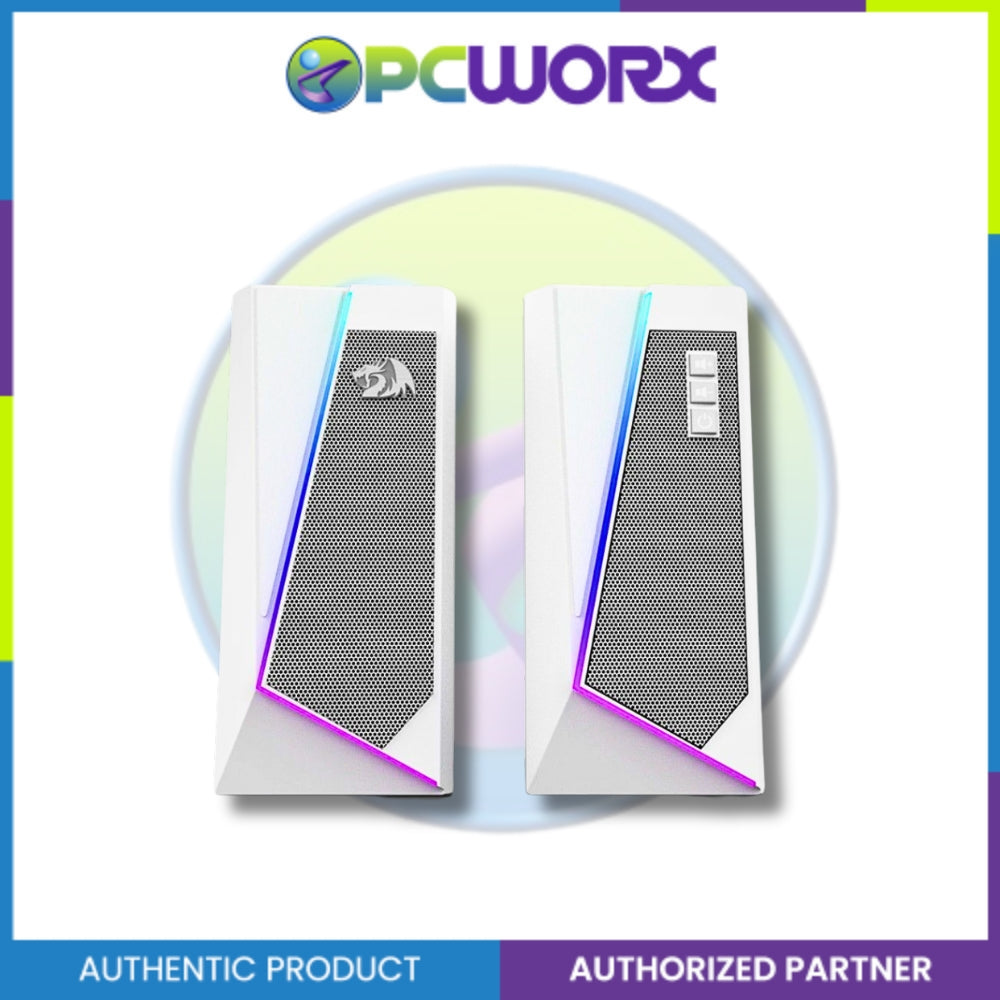 Redragon GS520 Anvil RGB 2.0 Speaker White