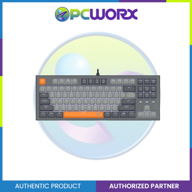 Redragon K611-GGO Bes Wired Mechanical Keyboard RPC Linear Switch Grey/Orange