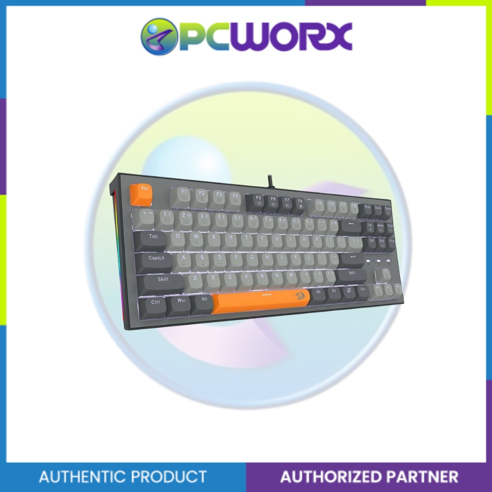 Redragon K611-GGO Bes Wired Mechanical Keyboard RPC Linear Switch Grey/Orange