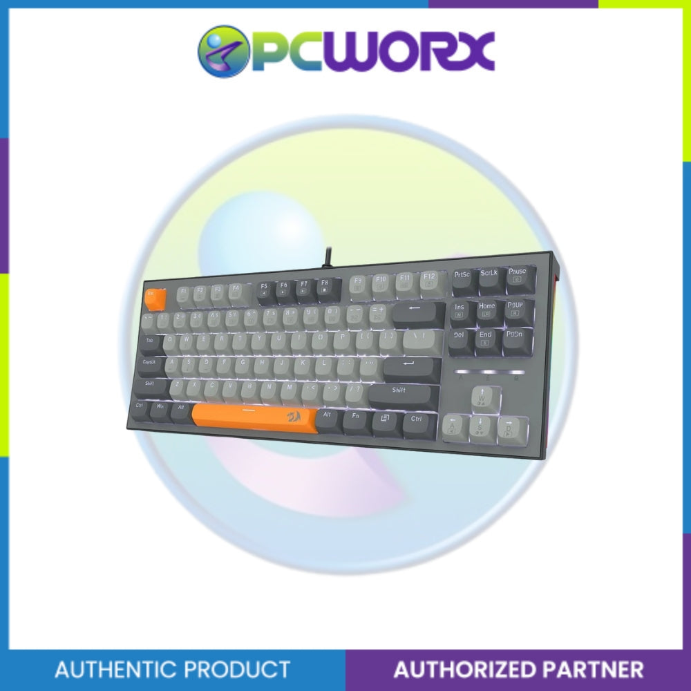 Redragon K611-GGO Bes Wired Mechanical Keyboard RPC Linear Switch Grey/Orange