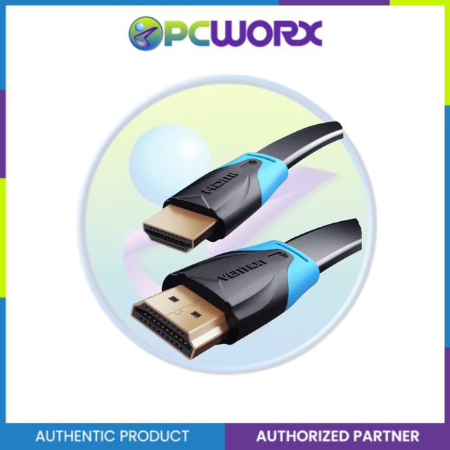 Vention VAA-B02-L500 4K@60Hz Male to Male Copper-Clad Steel Flat HDMI 5M