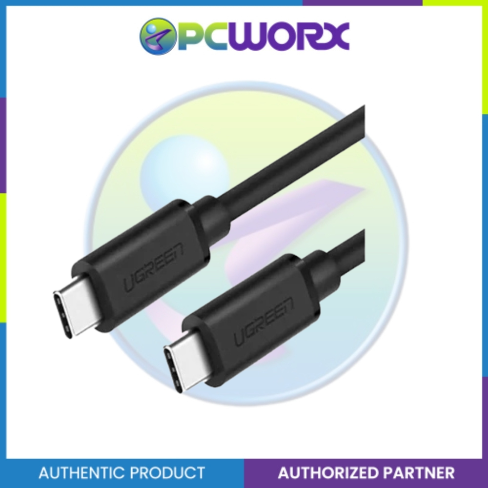 UGreen USB 2.0 Type C To Type C Cable - 1.5m (Black) (US286/50998)