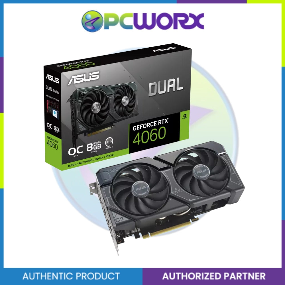 Asus NVIDIA® GeForce RTX™ 4060 Dual OC 8GB GDDR6 Graphics Card