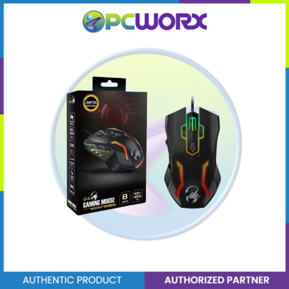 Genius GX-Gaming Scorpion Spear Pro Gaming Mouse with Programmable Buttons