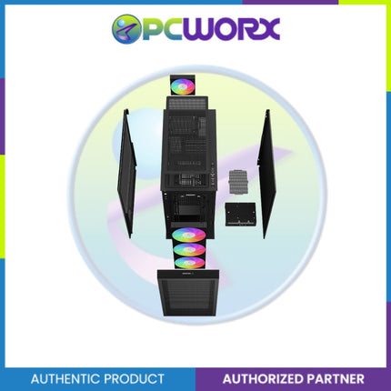 Deepcool R-CH560-BKAPE4D-G-1 Hybrid Airflow Glass Side Panel Rgb M-atx Casing Bl