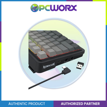 Redragon K686SP-RGB-Pro Eisa Pro 98Key Mechanical Keyboard Gradient Gray Leopard Linear