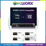 Ugreen CM400/90264 M.2 NVMe/M.2 SATA SSD Enclosure 10Gbps Black