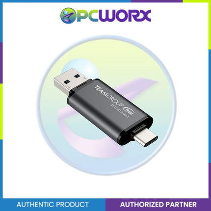 Team Group TX13256GC01 256GB  X1 USB3.2 + USB-C OTG Up to 100MB/s Grey
