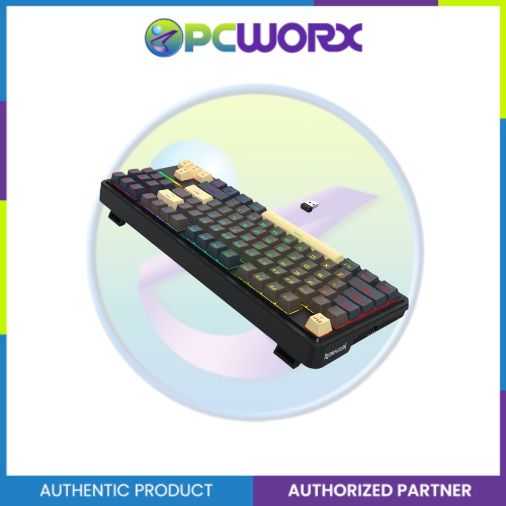 Redragon K728GGY-RGB-PRO Antonium TKL Wireless Mechanical Keyboard RPC Linear Grey/Yellow