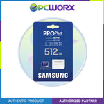 Samsung MB-MD512SA/APC 512GB MICRO SD PRO PLUS W ADAPTER SAMSUNG