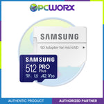 Samsung MB-MD512SA/APC 512GB MICRO SD PRO PLUS W ADAPTER SAMSUNG