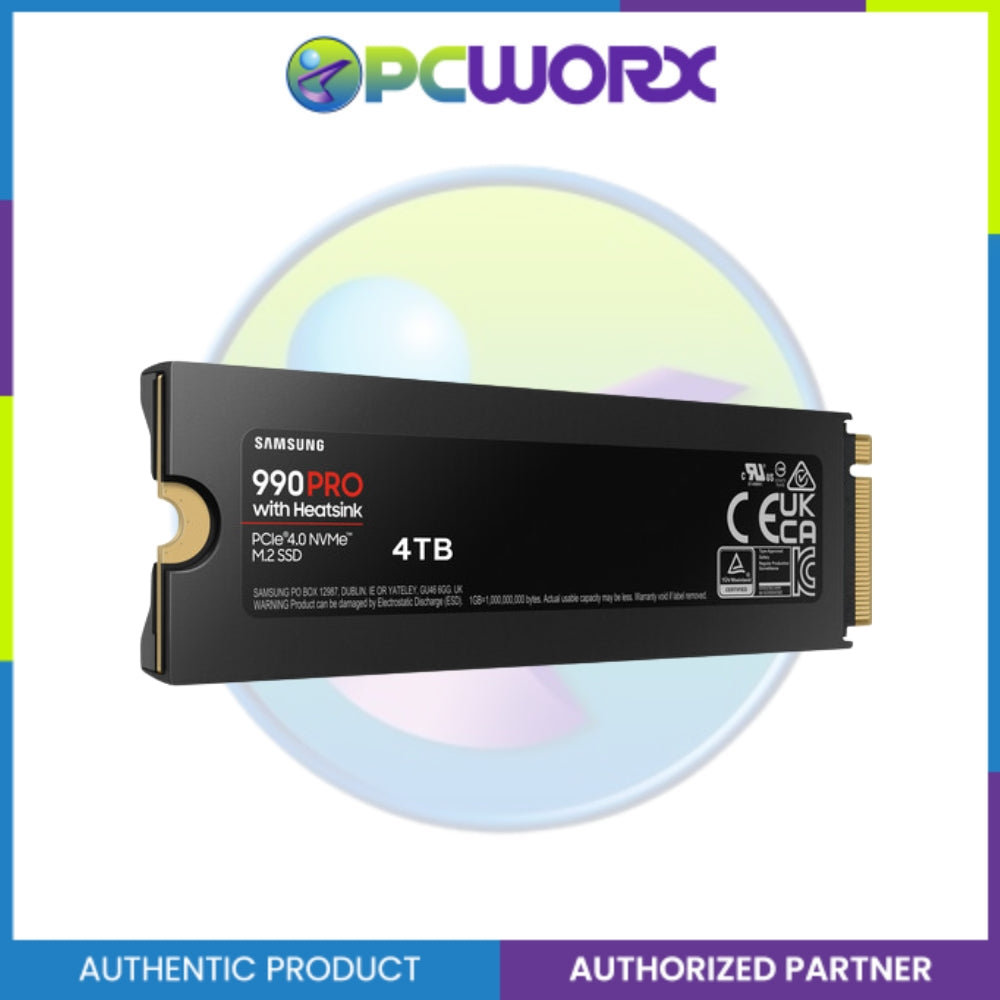 Samsung MZ-V9P4T0CW 4TB 990 Pro w/ Heatsink M.2 NVME SSD
