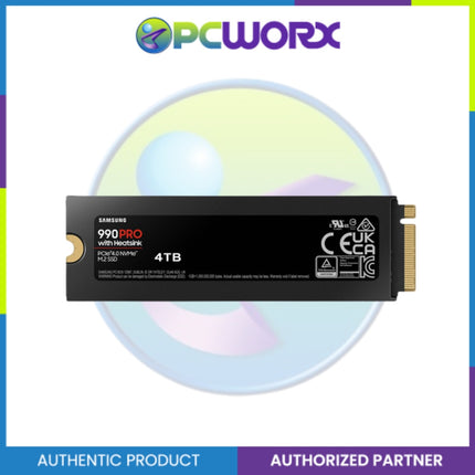 Samsung MZ-V9P4T0CW 4TB 990 Pro w/ Heatsink M.2 NVME SSD