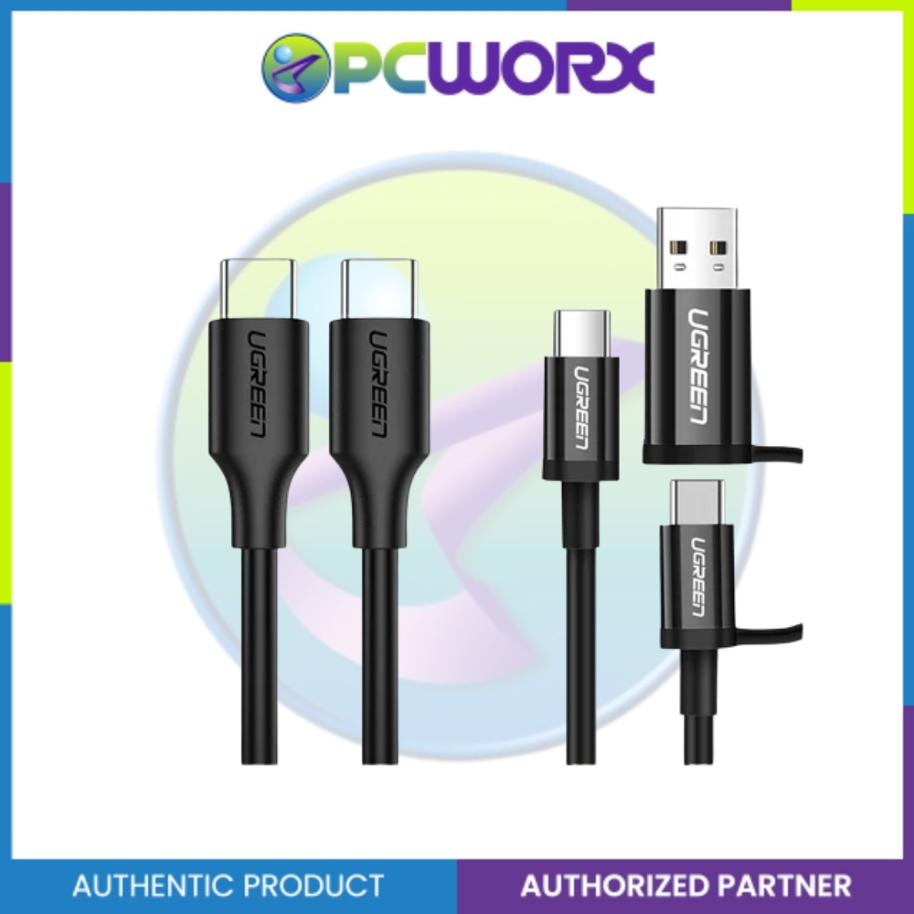UGreen USB 2.0 Type C To Type C Cable - 1.5m (Black) (US286/50998)