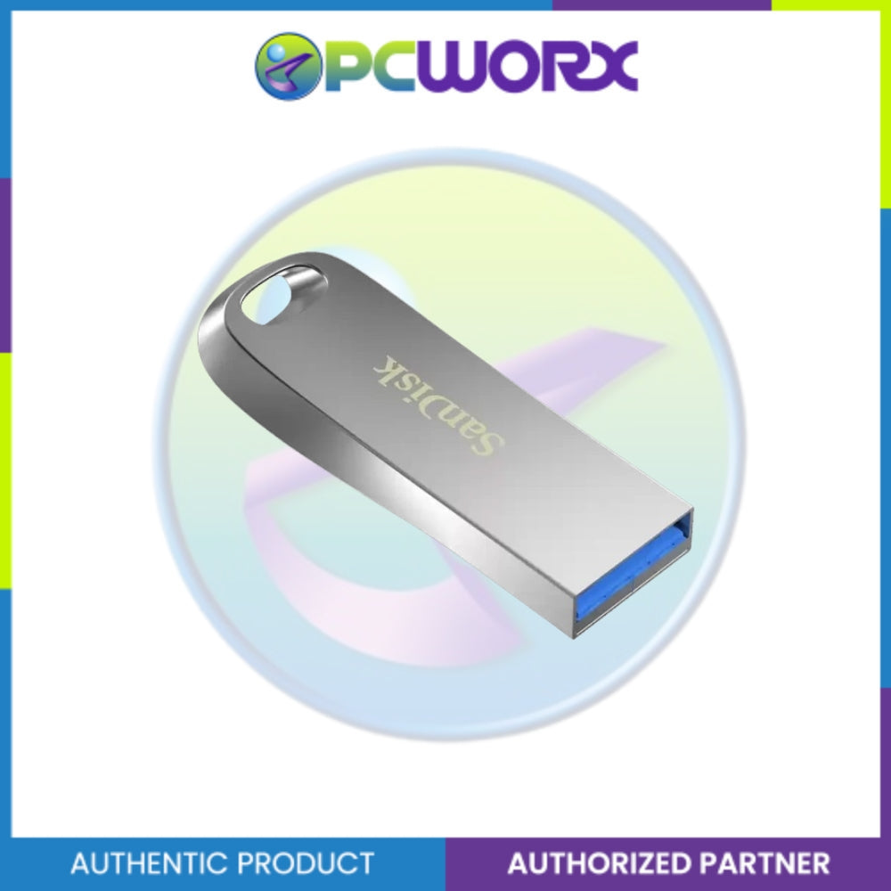 SanDisk 32GB/64GB/128GB/256GB/512GB Ultra Luxe™ USB 3.1 Gen 1 Flash Drive (SDCZ74)