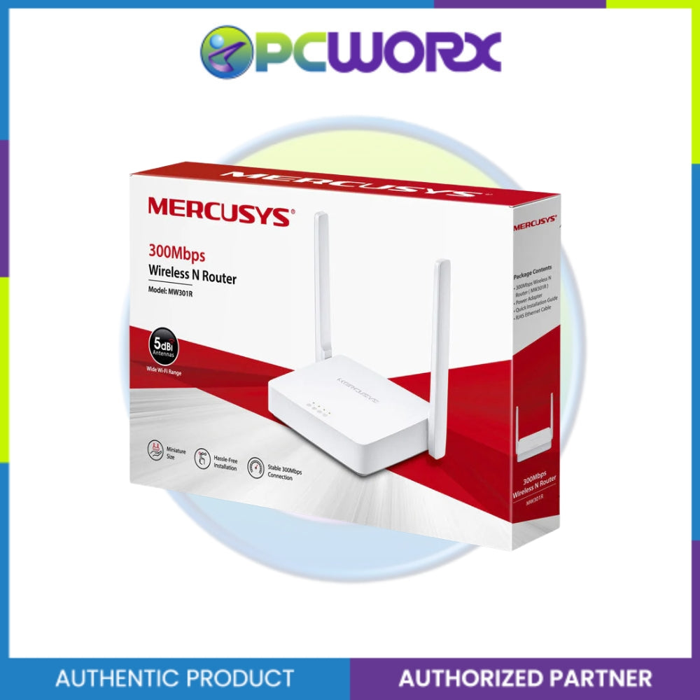 Mercusys MW301R 300Mbps Wireless N Router Wi-Fi Router Fast Ethernet (Pre-Order)