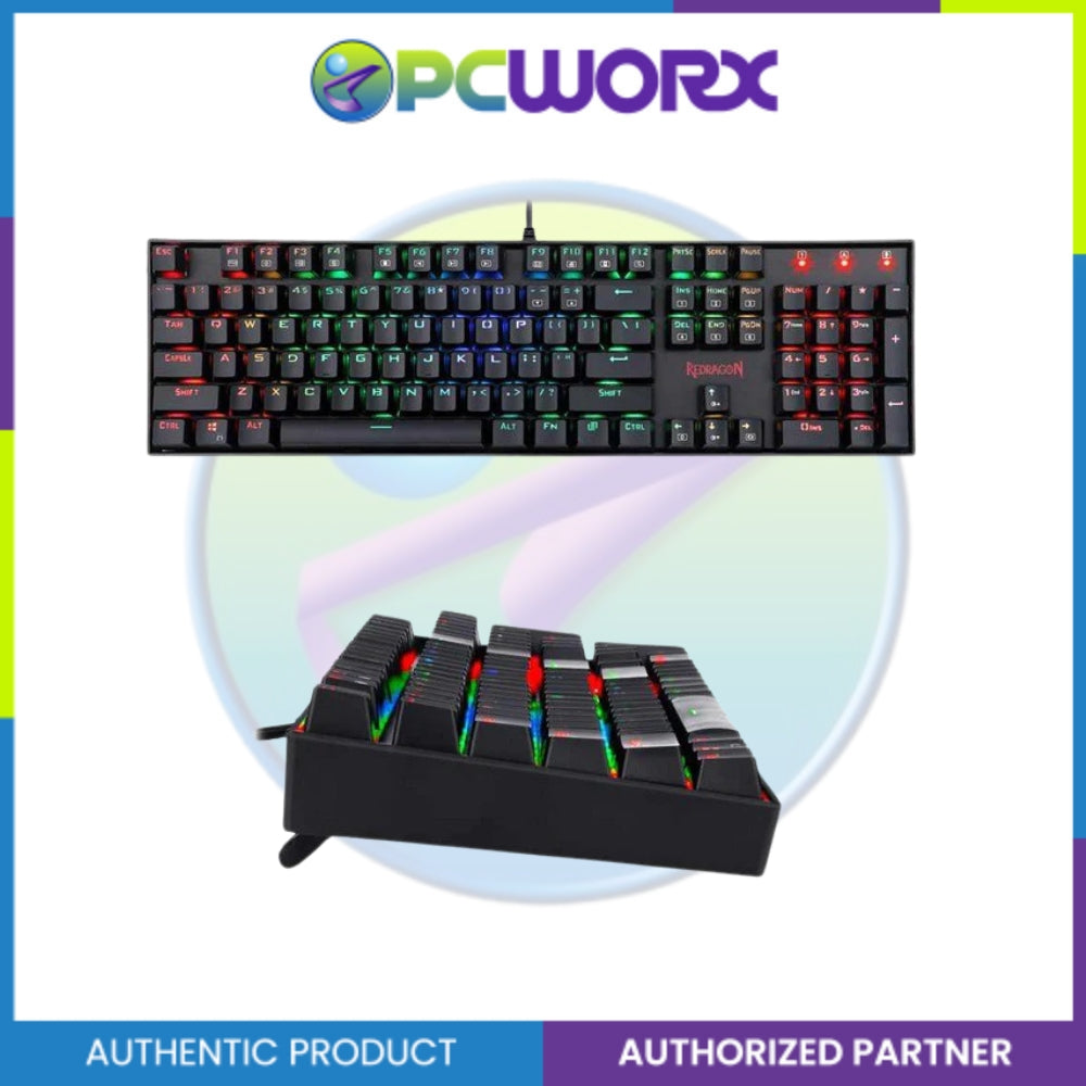 Redragon Mitra K551 RGB Black Mechanical Keyboard (red/blue switch)
