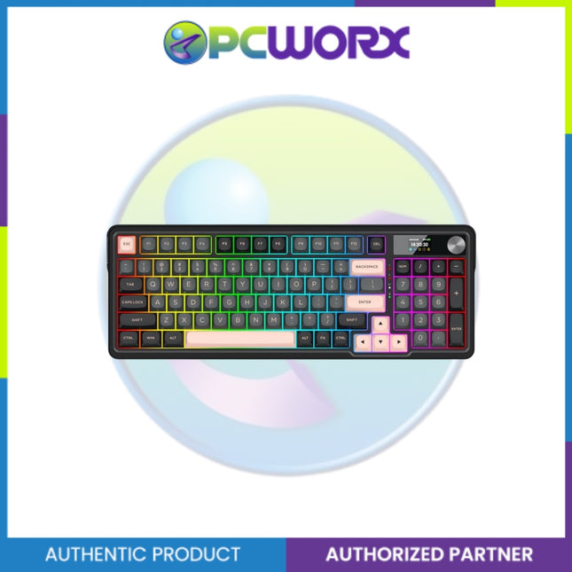 Redragon K719GBP Galatin Pro RGB with LCD Screen Mech KB Manbo L Linear Grey/Blk