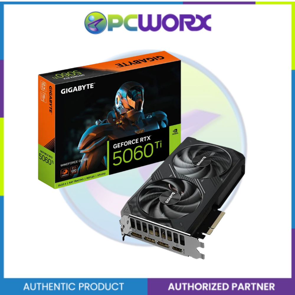 Gigabyte GV-N506TWF2OC-16GD RTX™ 5060TI WINDFORCE OC 16G GDDR7 GPU