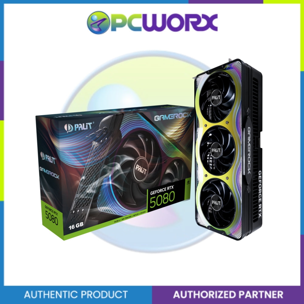 Palit NVIDIA® GeForce RTX™ 5080 GameRock 16GB GDDR7 Graphics Card