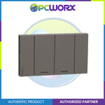 Schneider A7032F_BK Switch 16AX 250V~ 2G 1W SW w Fluo M, BK