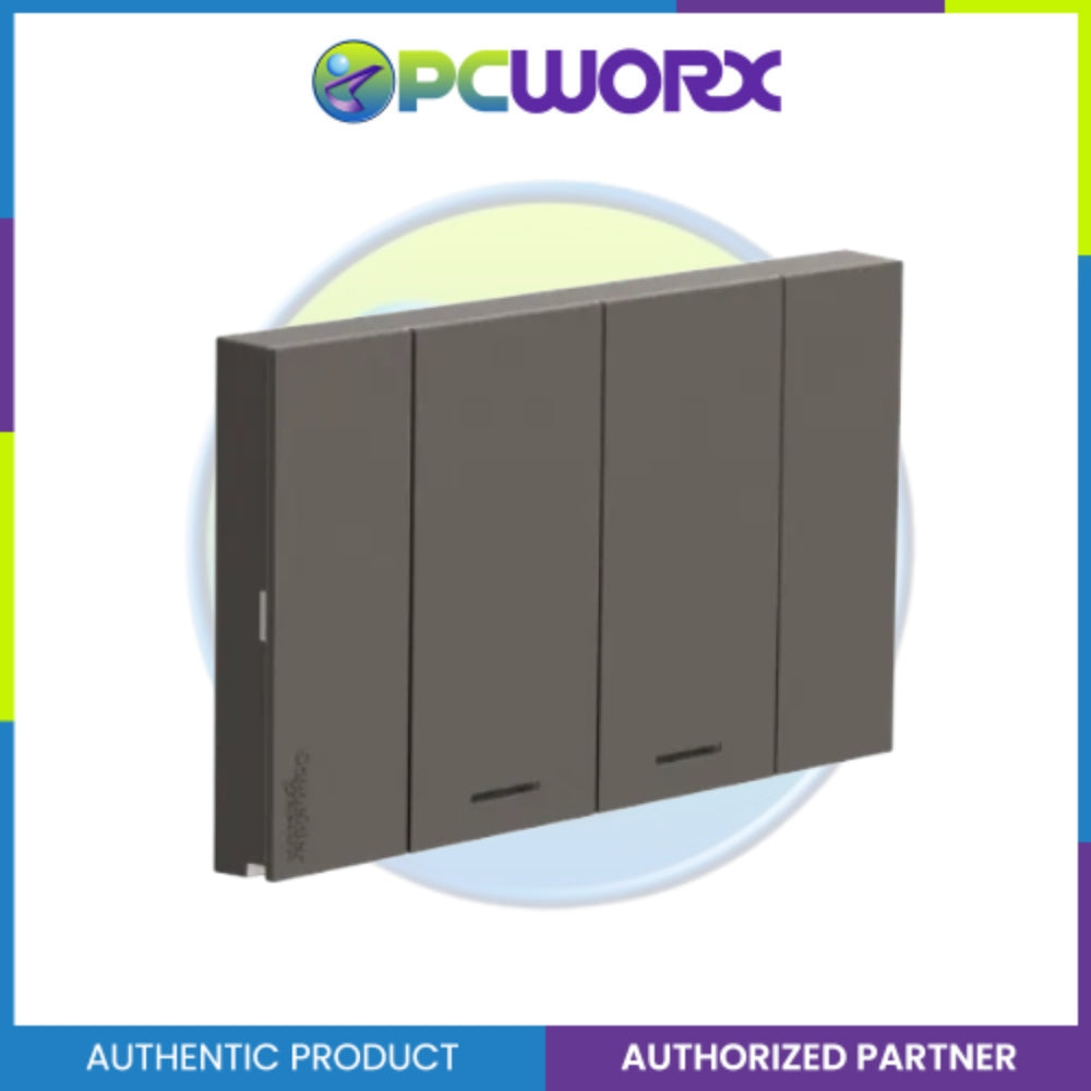 Schneider A7032F_BK Switch 16AX 250V~ 2G 1W SW w Fluo M, BK