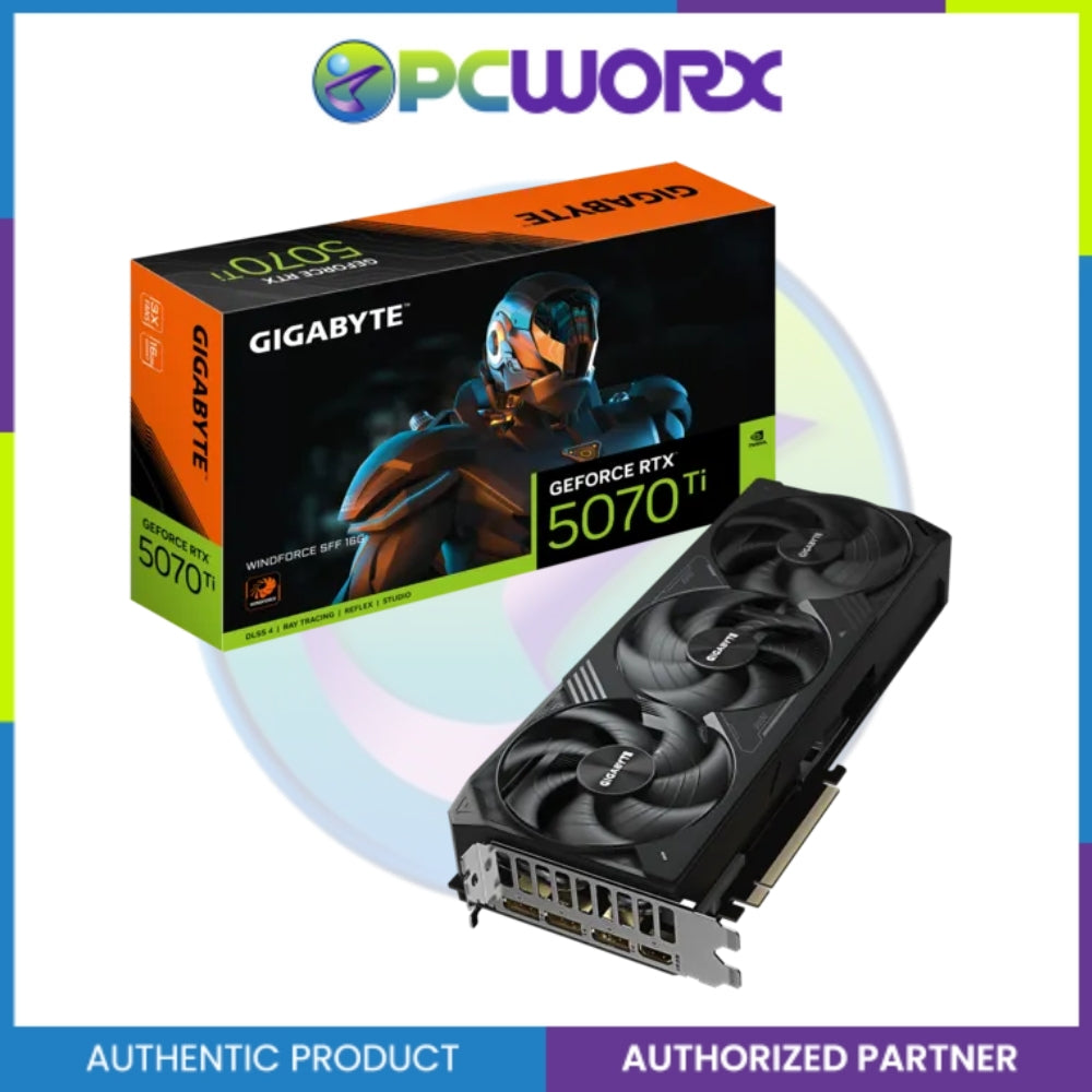 Gigabyte NVIDIA® GV-N507TWF3-16GD RTX™ 5070 Ti WINDFORCE SFF 16G GDDR7 Graphics Card