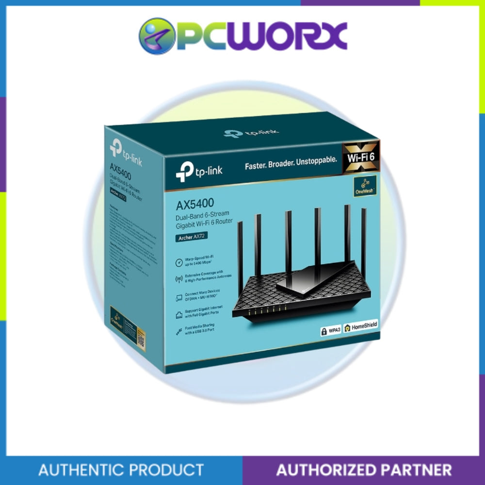 TP-LINK  Archer AX72 AX5400 Dual-Band Gigabit Wi-Fi 6 Router