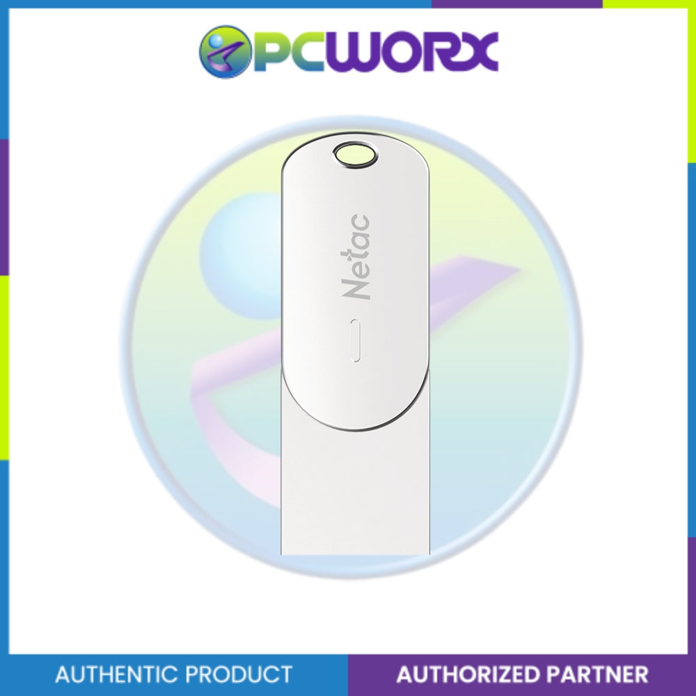 Netac NT03U785C-064G-30PN U785C 64GB USB3.0 Type C Dual Flash Drive Silver