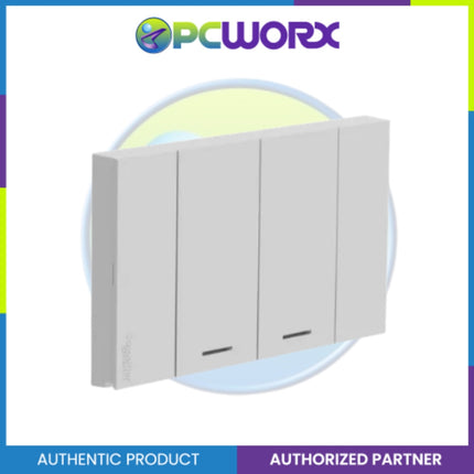 Schneider A7032F_GY Switch 16AX 250V~ 2G 1W SW w Fluo M, GY