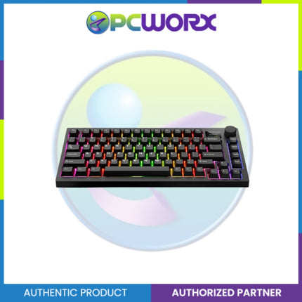 Tecware Spectre 75 Black LCD 3-mode Wireless Mechanical Keyboard Candy Red 48g L