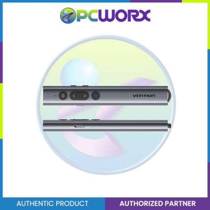 Vention KQIH0 Wireless PowerPoint Presentation Clicker with Red Laser Pointer