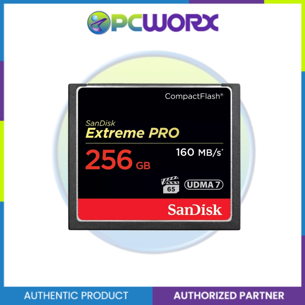 Sandisk SDCFXPS-256G-X46 256GB EXTREME PRO CF VPG65 UDMA 7 160MB/S R 140MB/S