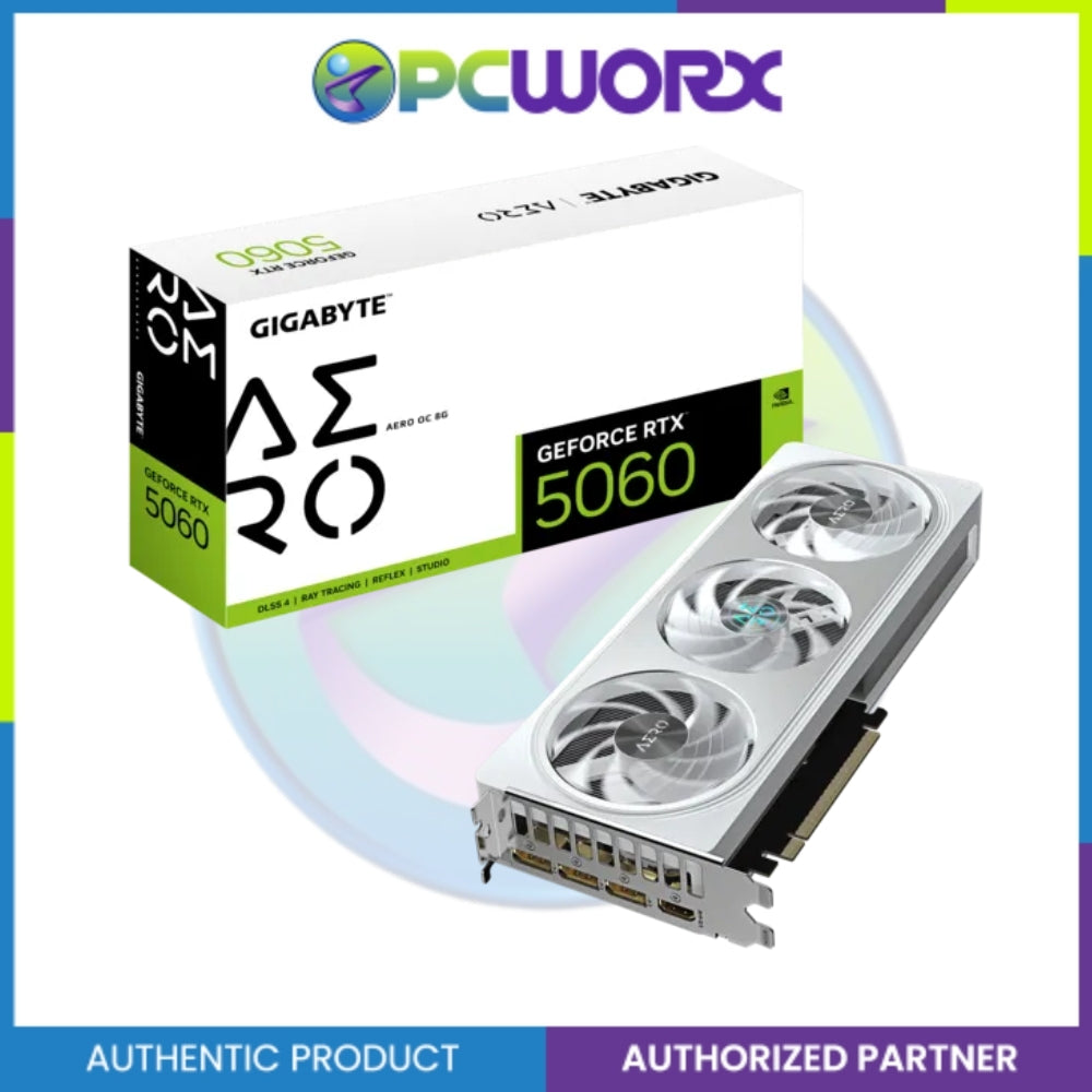 GIGABYTE NVIDIA® GeForce RTX™ 5060 AERO OC 8GB GDDR7 PCIe Graphics Card