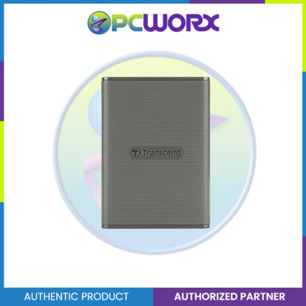 Transcend TS2TESD360C 2TB USB 20Gbps Up to 2000MB/s Type-C Portable SSD Gray
