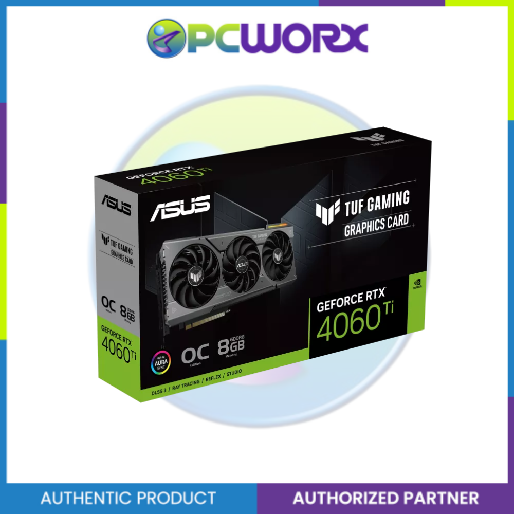 Asus NVIDIA® GeForce RTX™ 4060 Ti TUF Gaming OC 8GB GDDR6 GPU