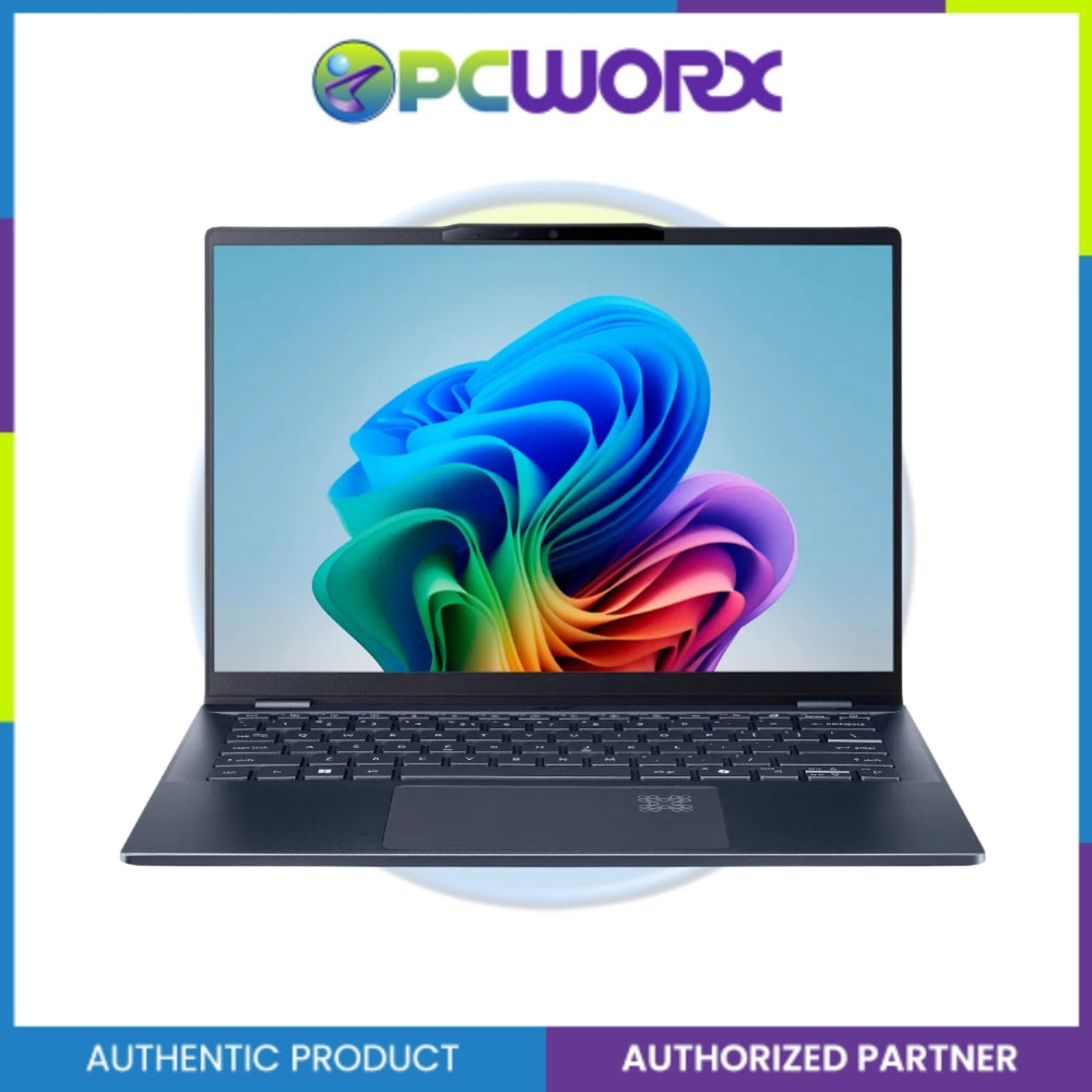 Acer Swift 14 AI SF14-51-553D Laptop (Frost Blue) | 14" WQXGA+ (2880x1800) OLED | Ultra 5 228V | 32GB RAM | 1TB SSD | Intel Arc Graphics | Windows 11 Home | MS Office Home 2024 + MS 365 Basic (PRE-ORDER)