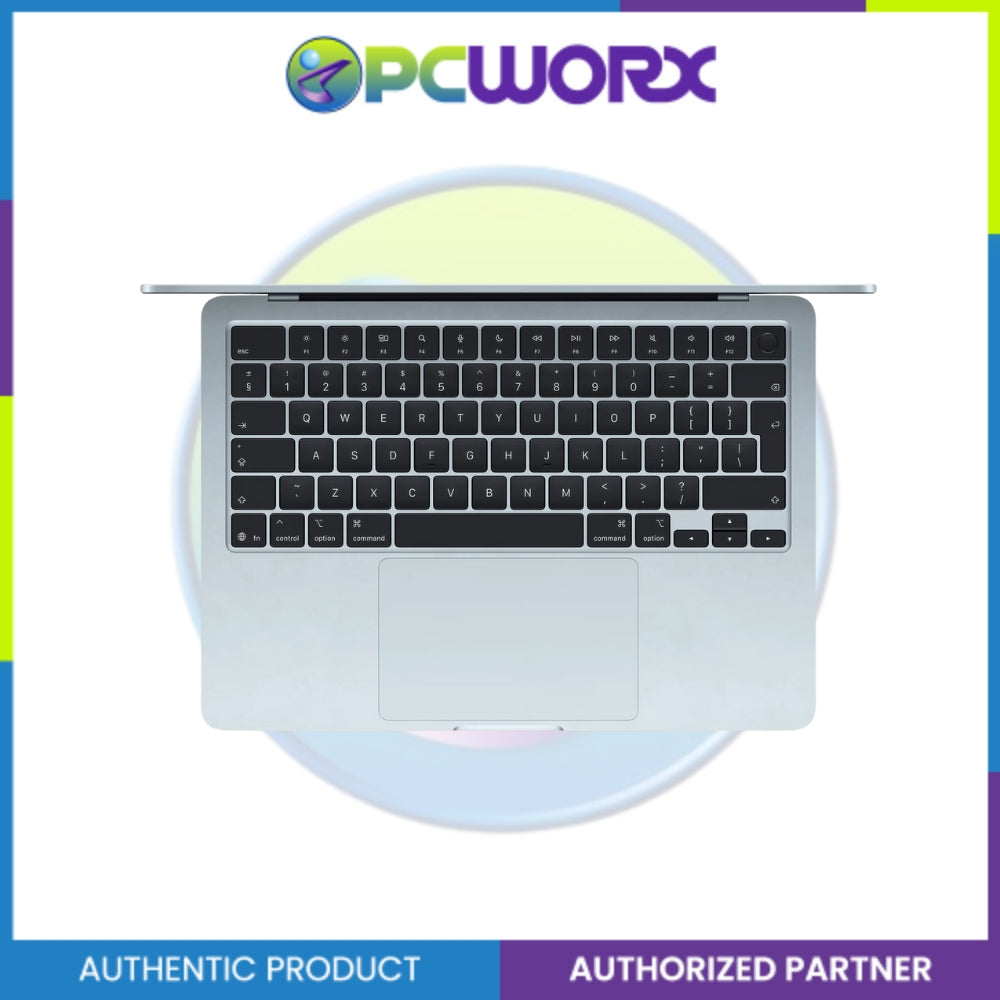 Apple MC6U4PP/A | MW103PP/A MacBook Air 13.6" M4 Chip 10CPU 10GPU 16NE 16GB 512GB Sky Blue | Starlight