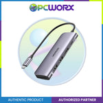 Ugreen CM195 70411 6in1 USB-C To HDMI+2*USB 3.0 A+SD/TF+PD Converter