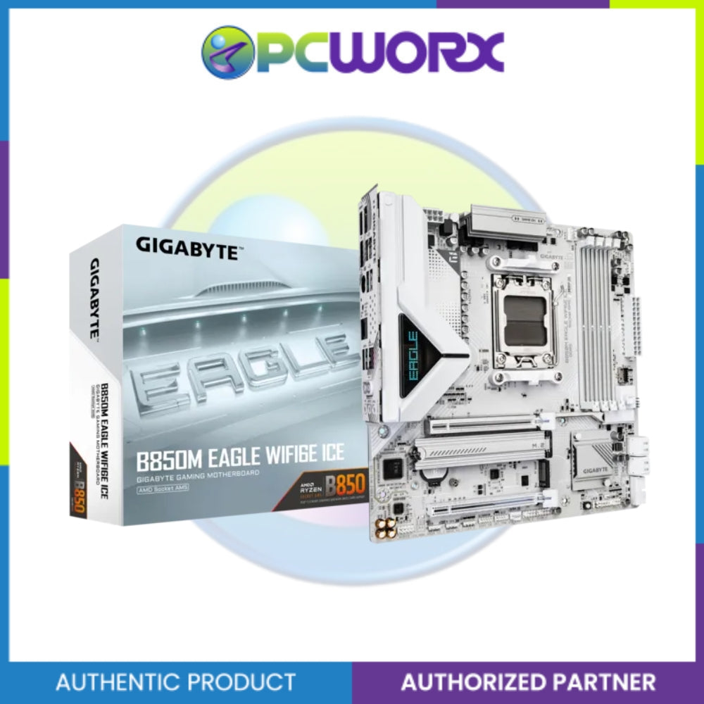 Gigabyte GA-B850M-EAGLE-WF6E-ICE DDR5 AM5 M-ATX