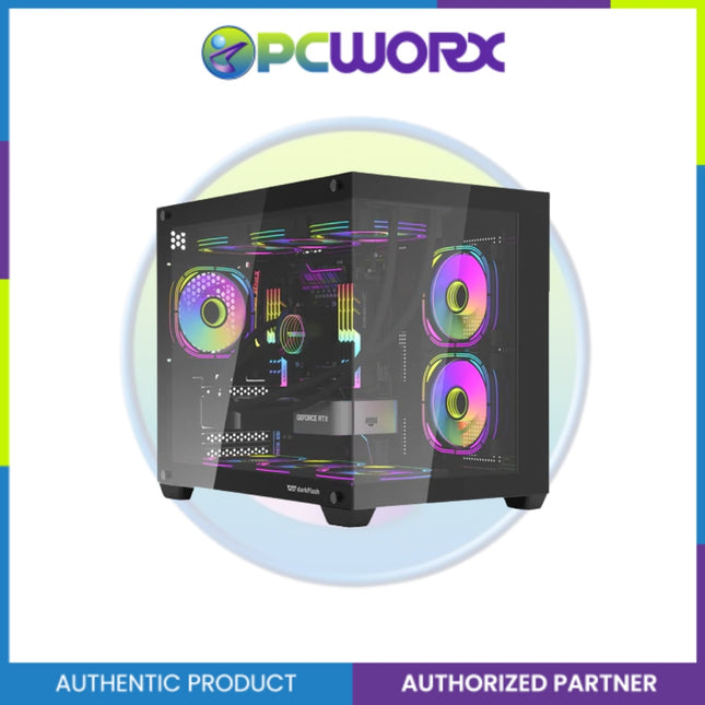 Darkflash C285P EXQUISITE ATX CASE Black