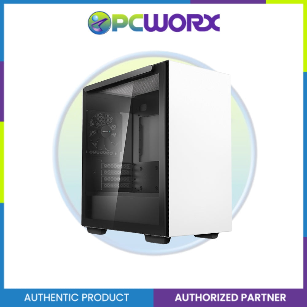 Deepcool R-MACUBE110-WHNGM1N-G-1 Macube 110 TG mATX Case White