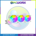 DarkFlash Radiant DC360 AIO ARGB Liquid CPU Cooler White