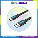 Vention COZBF USB-A to USB-C cable 1 meter Black