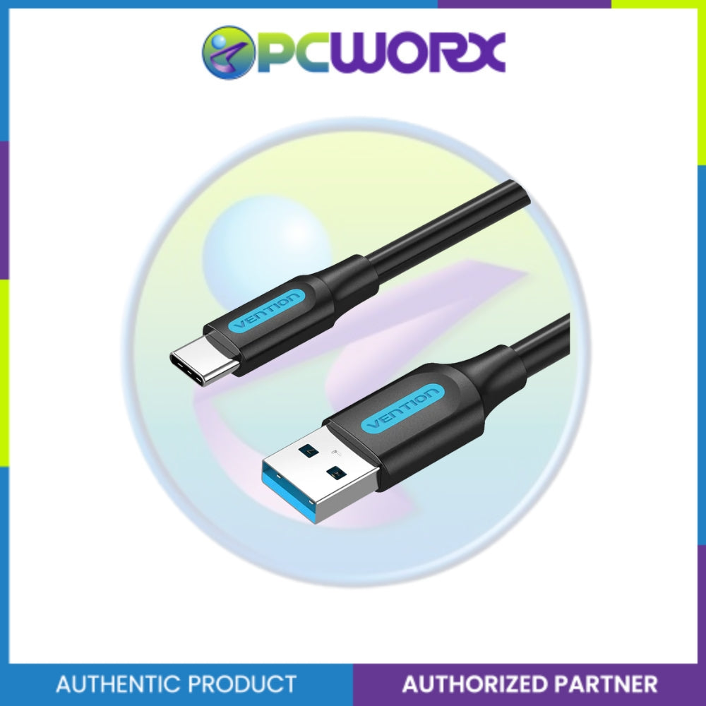 Vention COZBF USB-A to USB-C cable 1 meter Black