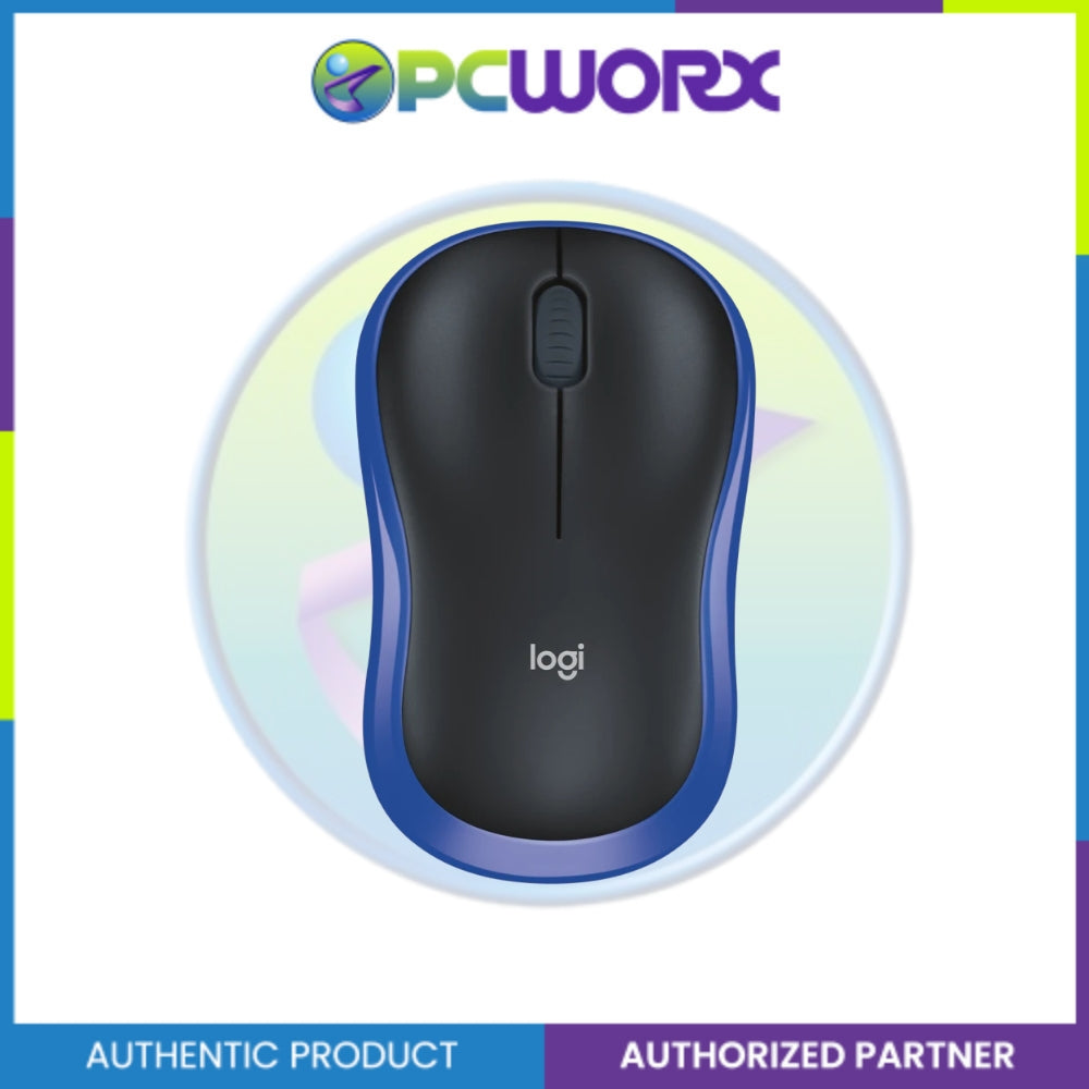 Logitech M185 Wireless Blue Black